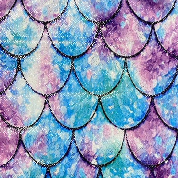 Toddler Girl Mermaid Swimsuit Tankini - Picture 2 of 4